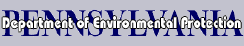 Pennsylvania Department of Environmental Protection