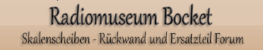Skalenscheiben und  Rckwand Forum