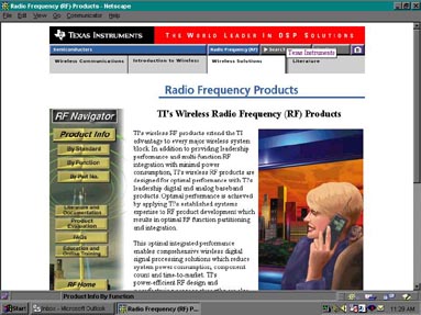 Radio Frequency (RF) Products