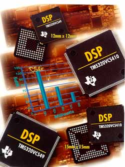 TMS320VC549 & TMS320VC5410 Chips